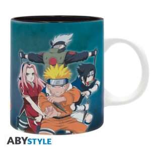 Naruto - Tazza - 320 Ml - Team 7 Vs Haku/zabuza - Subli -