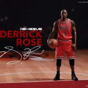 Nba Collection Real Masterpiece Action Figura 1/6 Derrick Rose Limited Retro Edition 30 Cm Enterbay
