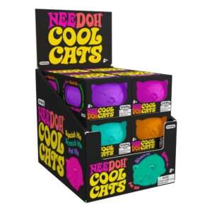 NeeDoh Squeeze Figures 11 Cm Cool Cats  Schylling
