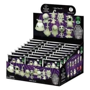 Nightmare Before Natale 3d Pvc Bag Clips Glow In The Dark Series 8 Con Figure Int.