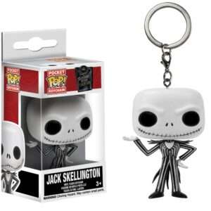 Nightmare Before Christmas Pocket Pop! Vinile Portachiavi Jack Skellington 4 Cm Funko