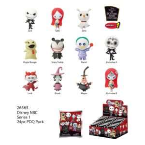 Nightmare Before Natale Pvc Bag Clips Series 1  Con Figura Int.