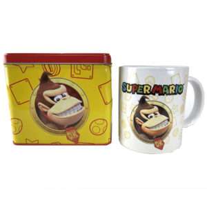 Nintendo Super Mario Bros Donkey Kong Tazza + Money Box Set Nintendo