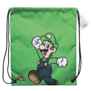 Nintendo Super Mario Bros Luigi Borsa Palestra 40cm Nintendo