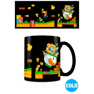 Nintendo Super Mario Gold Coin Rush Heat Changing Tazza pyramid