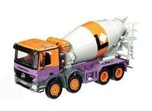 NZG 534/04 ACTROS 4 AXLE MIXER 'LICHTNER' 1:50 Modellino
