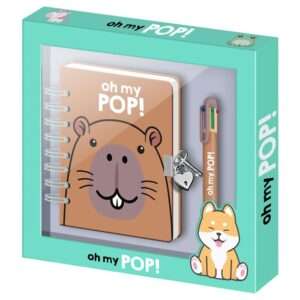 Oh My Pop! Capibara Diario + Pen Karactermania