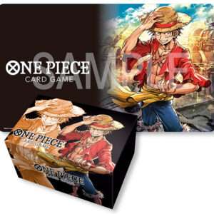 One Piece Card Game - Tappetino da Gioco e Deck Box Monkey D. Luffy