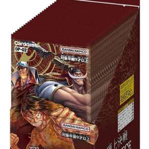 ONE PIECE CARD PARAMOUNT WAR OP-02 JAP BOX 24 BUSTE ANIME - CARTE DA GIOCO/COLLEZIONE