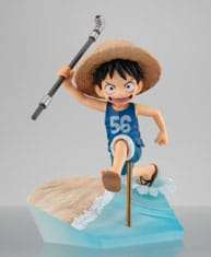 One Piece G.e.m. Series Pvc Statua Monkey D. Luffy Run! Run! Run! 15th Anniversary Ver. 12 Cm Megahouse