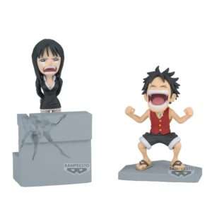 One Piece Luffy & Nico Robin World Collectable Figura 10cm Banpresto
