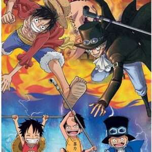 One Piece - Poster "Ace Sabo Luffy" 91.5 x 61 cm AbyStyle