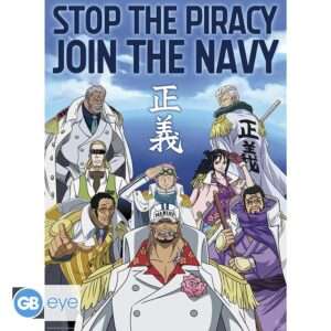 ONE PIECE - Poster Chibi 52x38 - Marine Army
