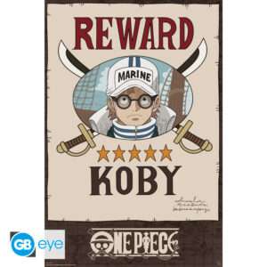 ONE PIECE - Poster Maxi 91.5x61 - Wanted Koby Cross Guild