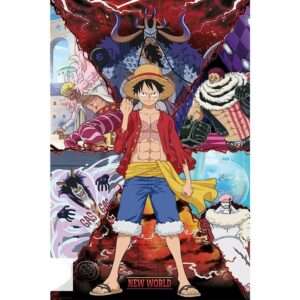 One Piece Poster Maxi Luffy vs New World 91.5 x 61 Cm Gbeye