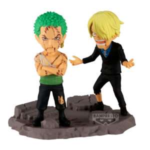 One Piece Roronoa Zoro & Sanji figure. 8cm Banpresto