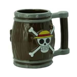 One Piece - Tazza 3D a forma di Barile 350ml 12cm - Gadget Abysse