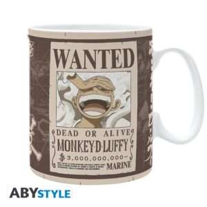 One Piece Tazza 460 Ml "Luffy Wanted" Abystyle