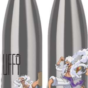 One Piece Thermo Bottiglia D'acqua Luffy Gear 5 Silver Halantex