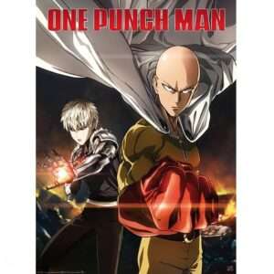One Punch Man Poster "Saitama & Genos" (52x38) Abystyle
