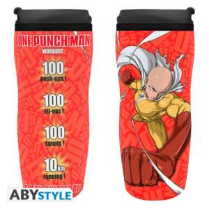 One Punch Man Tazza Da Viaggio "Saitama" Abystyle