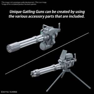 Option Parts Set Gunpla 09 Gigante Gatling Model Kit Bandai Model Kit Gunpla