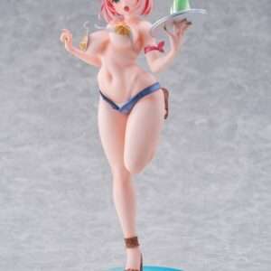 Original Illustrationpvc Statua 1/7 Summer Waiter Illustration By Kink Edizione Limitata 25 Cm Hobby Sakura