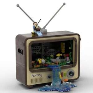 Original-Retro Series Construction Set Vintage Television 19 Cm Pantasy