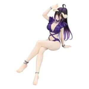 Overlord Noodle Stopper Pvc Statua Albedo Swimsuit Dark Purple Color Ver. 16 Cm Furyu