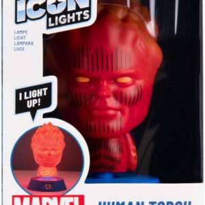 PALADONE ICONS FANTASTICI 4 HUMAN TORCH MARVEL - LAMPADE