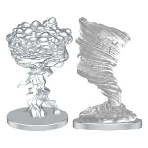 Pathfinder Deep Cuts Unpainted Miniatures Living Thunderclap & Living Whirlwind Wizbambino