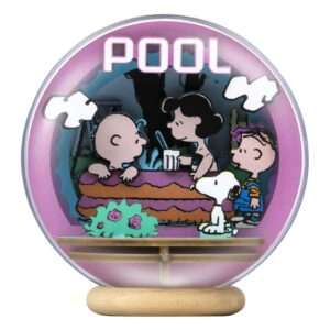 Peanuts Puremind Model Kit In Legno Theater Globe Cool Pool Pantasy