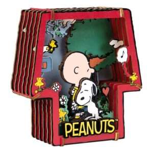 Peanuts Puremind Model Kit In Legno Theater Healing Hug Pantasy