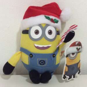 PELUCHE MINIONS NATALE 18CM PELUCHES