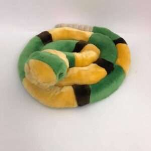 Peluche Serpente a sonagli arrotolato con suono dei sonagli