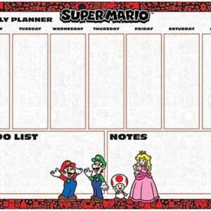 PLANNER A5 DA SCRIVANIA SUPER MARIO NINTENDO SUPER MARIO - CANCELLERIA/SCUOLA