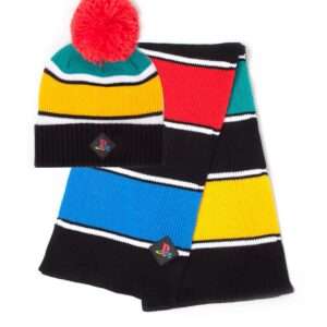 Playstation - Retro Colors Berretto & Sciarpa Regalo Set Difuzed