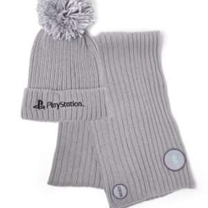 Playstation - Silver Berretto & Sciarpa Regalo Set Difuzed
