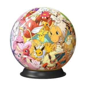 Pokémon 3d Puzzle Ball Kanto Region (73 Pezzi) Ravensburger
