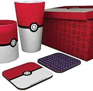Pokemon - Pck Bicchieri Xxl + Tazza + 2 Sottobicchieri "pokéball"