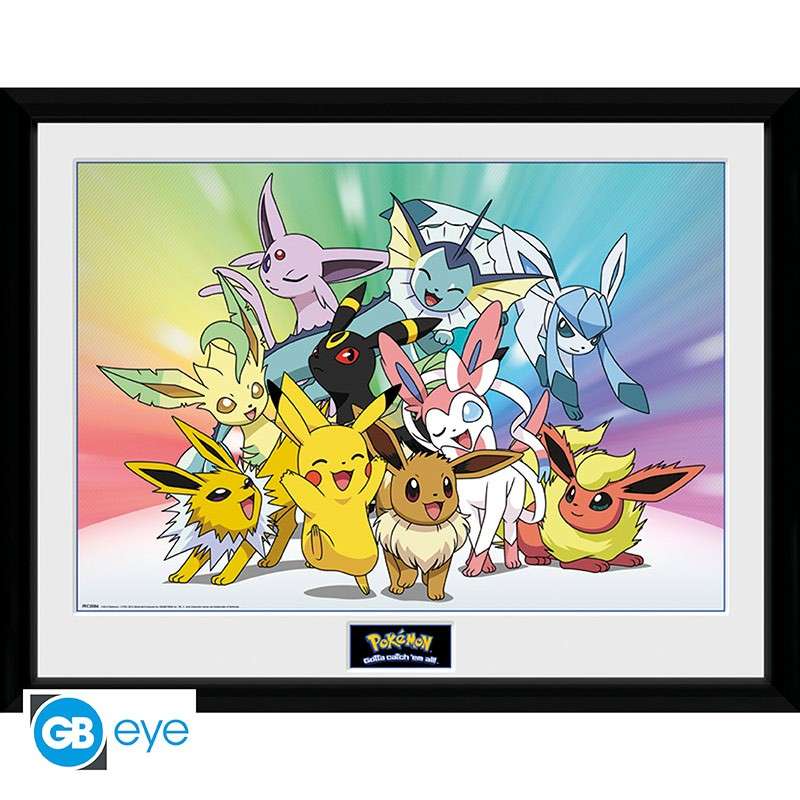 Pokemon Stampa Incorniciata "Eevee" (30x40) GB Eye