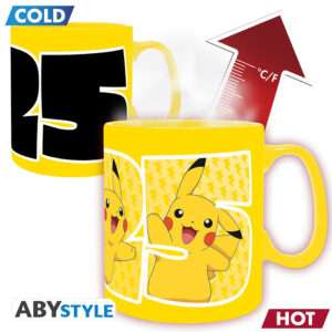 Pokemon - Tazza Heat Change - 460 Ml - Pikachu 25