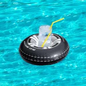 Porta Bibite Gonfiabile a forma di Ruota 26,5 cm Bestway 34119