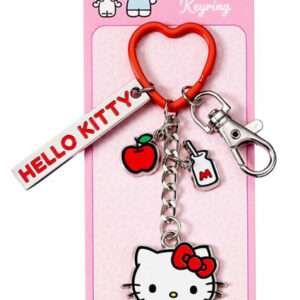 Portachiavi Hello Kitty Con Ciondolos Hello Kitty - Gadget