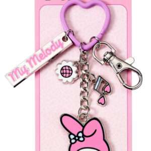 Portachiavi Hello Kitty My Melody Con Ciondolos Hello Kitty - Gadget