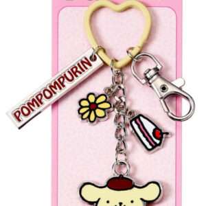 Portachiavi Hello Kitty Pompompurin Con Ciondolos Hello Kitty - Gadget