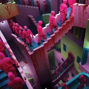 POSTER MAXI SQUID GAME CRAZY STAIRS - GADGET