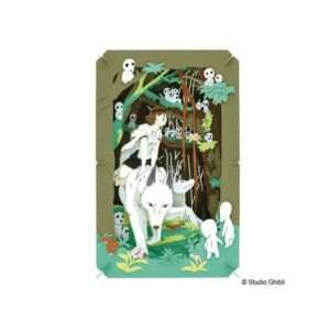PRINCESS MONONOKE FOREST PAPER THEATER 3d Poster Studio Ghibli