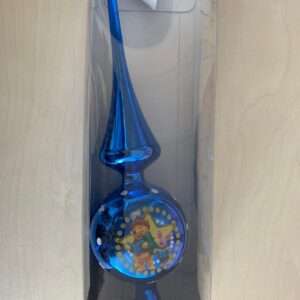 PUNTA PER ALBERO BLU WINNIE THE POOH WINNIE E PIMPI 30 CM ADDOBBI NATALE