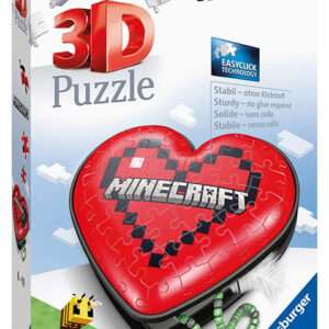 PUZZLE 3D 54PZ STORAGE BOX MINECRAFT CUORE - GIOCHI DA TAVOLO/SOCIETA'